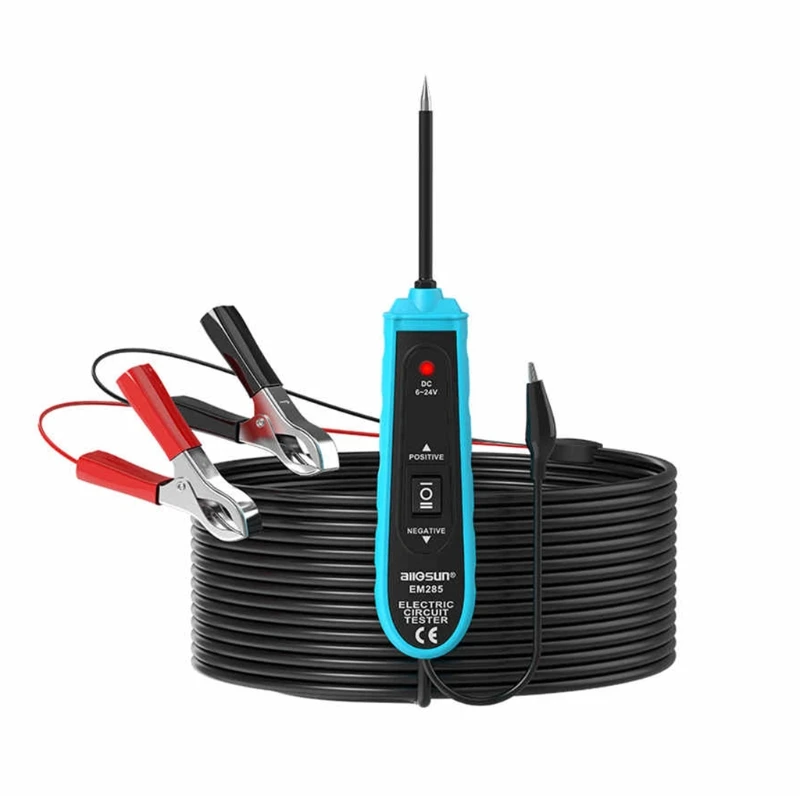 Power Probe Electric Circuit Tester Voltage Polarity Continuity Short Tracker Overload Protection |