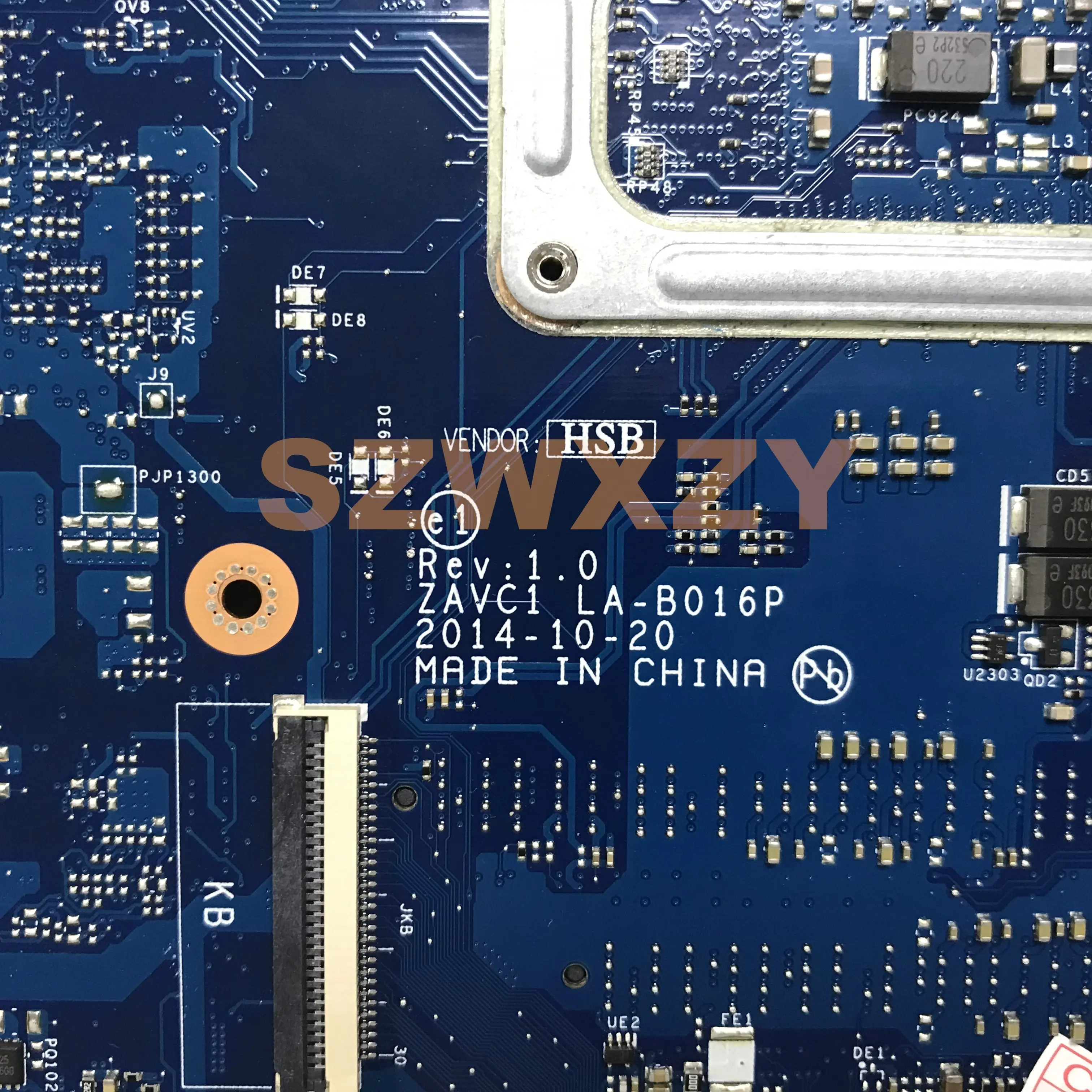 Материнская плата SZWXZY для ноутбука Dell Inspiron 15 5548 DDR3L с процессором SR23W I7-5500U ZAVC1 LA-B016P