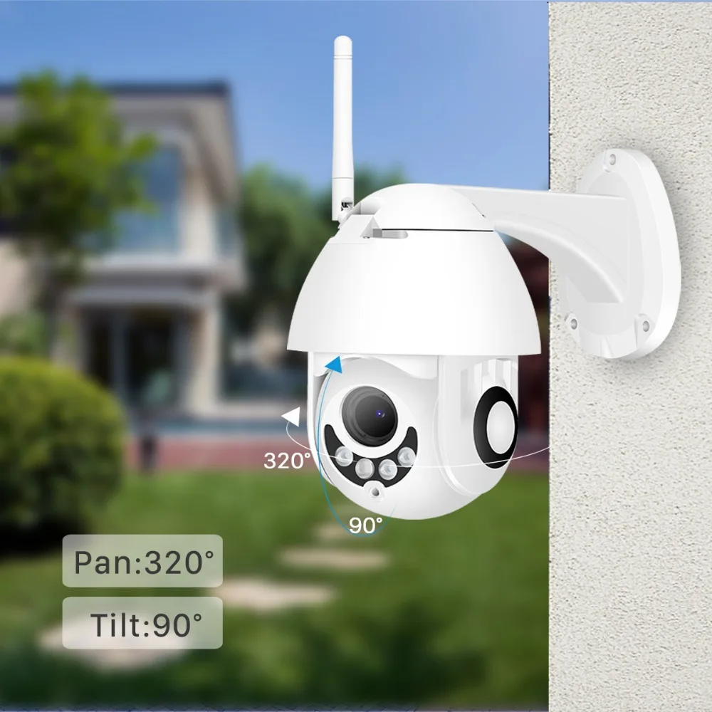 

Panoeagle WIFI Camera Outdoor PTZ IP Camera 1080p Speed Dome CCTV Security Cameras IP Camera WIFI Exterior IR Surveilance Camera