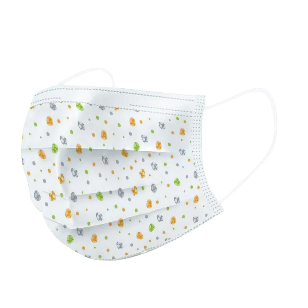 50 шт. детская маска одноразовая для лица защитная промышленная Ушная петля