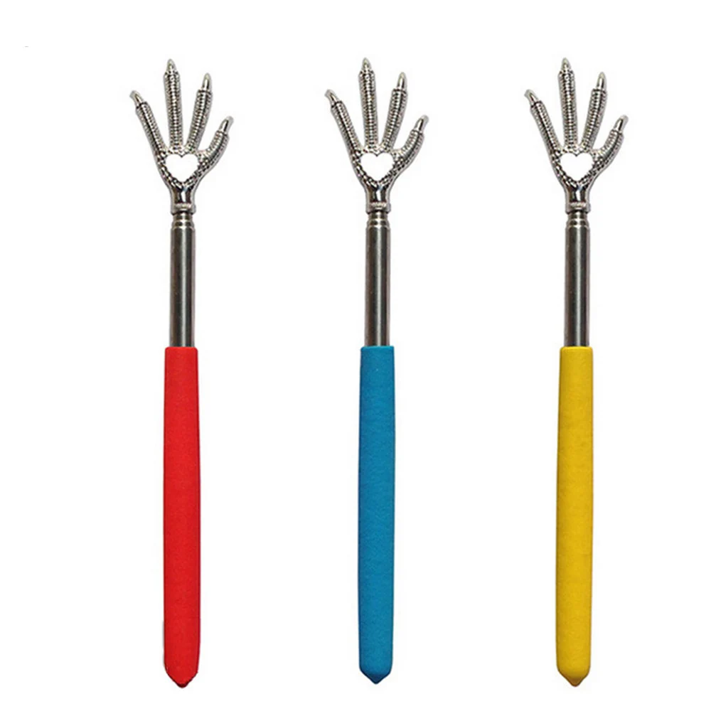 Нержавеющая практичная удобная ручка зажим для задней скребок телескопическая