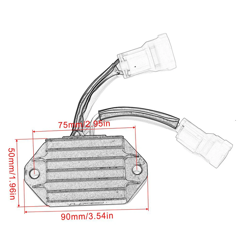 Выпрямитель регулятора напряжения для зарядного устройства Yamaha YZ450F YZ250F 2014 2015 2016