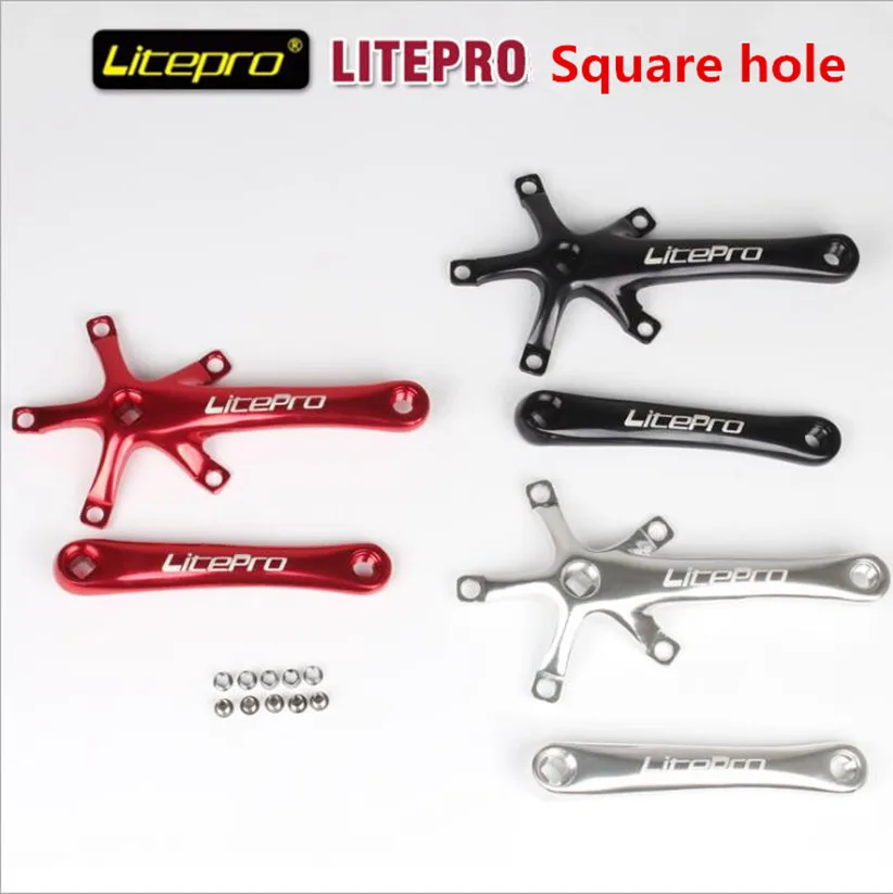 Litepro интегрированный шатун для велосипеда 45T 47T 53T 56T 58T BCD 130 мм одиночный детали