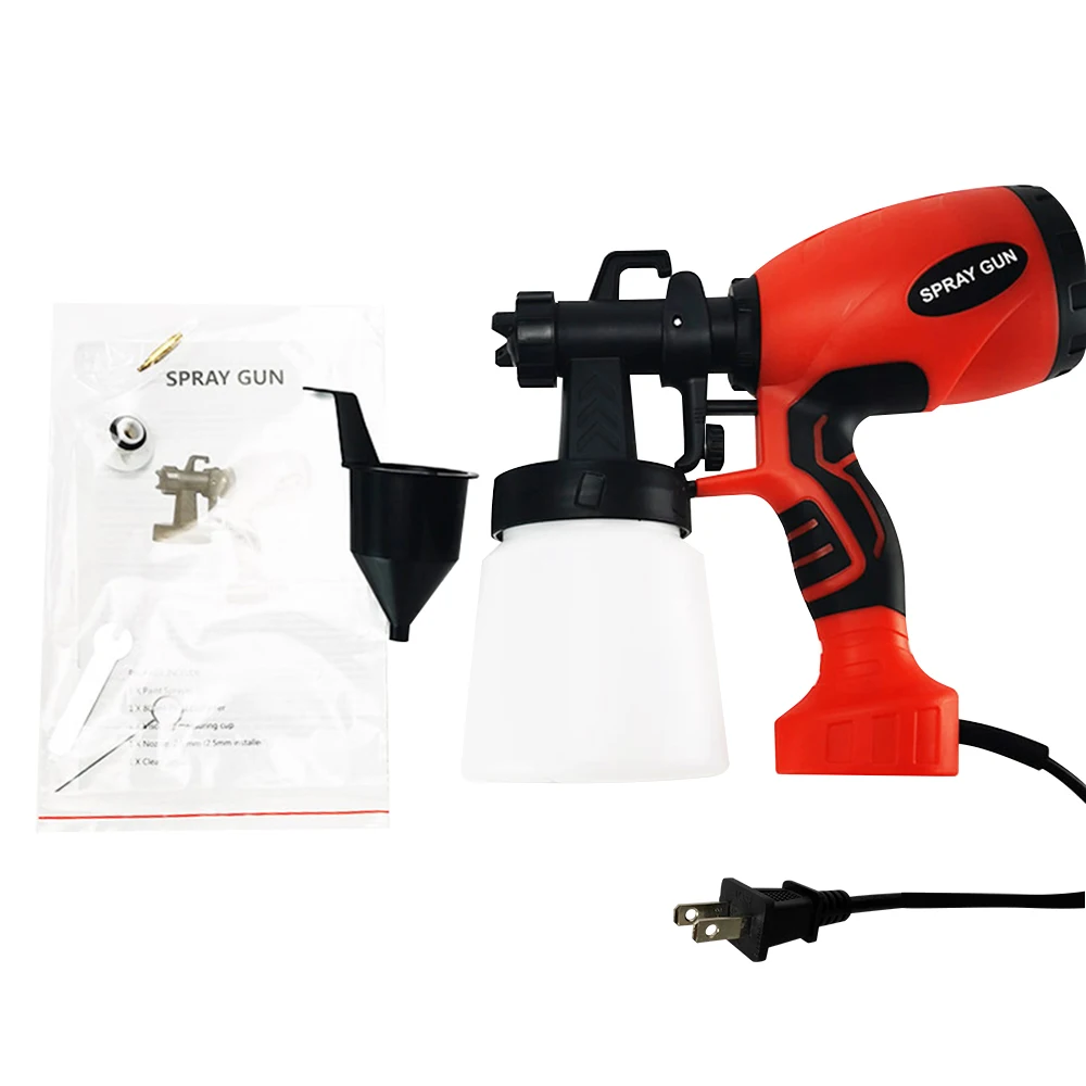 

Электрический распылитель краски с контейнером 1,8 мм Φ 1000W 1200ml для внутренних и внешних стен, автомобильные заборы, мебель