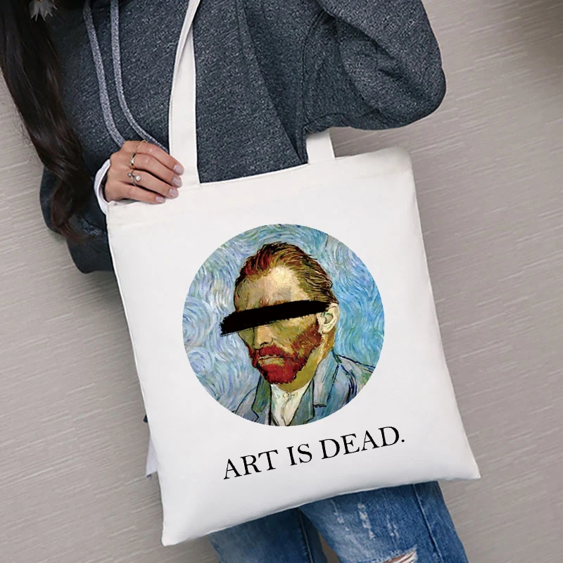 

Женская Холщовая Сумка для покупок с картиной Ван Гога из «мертвых женщин»