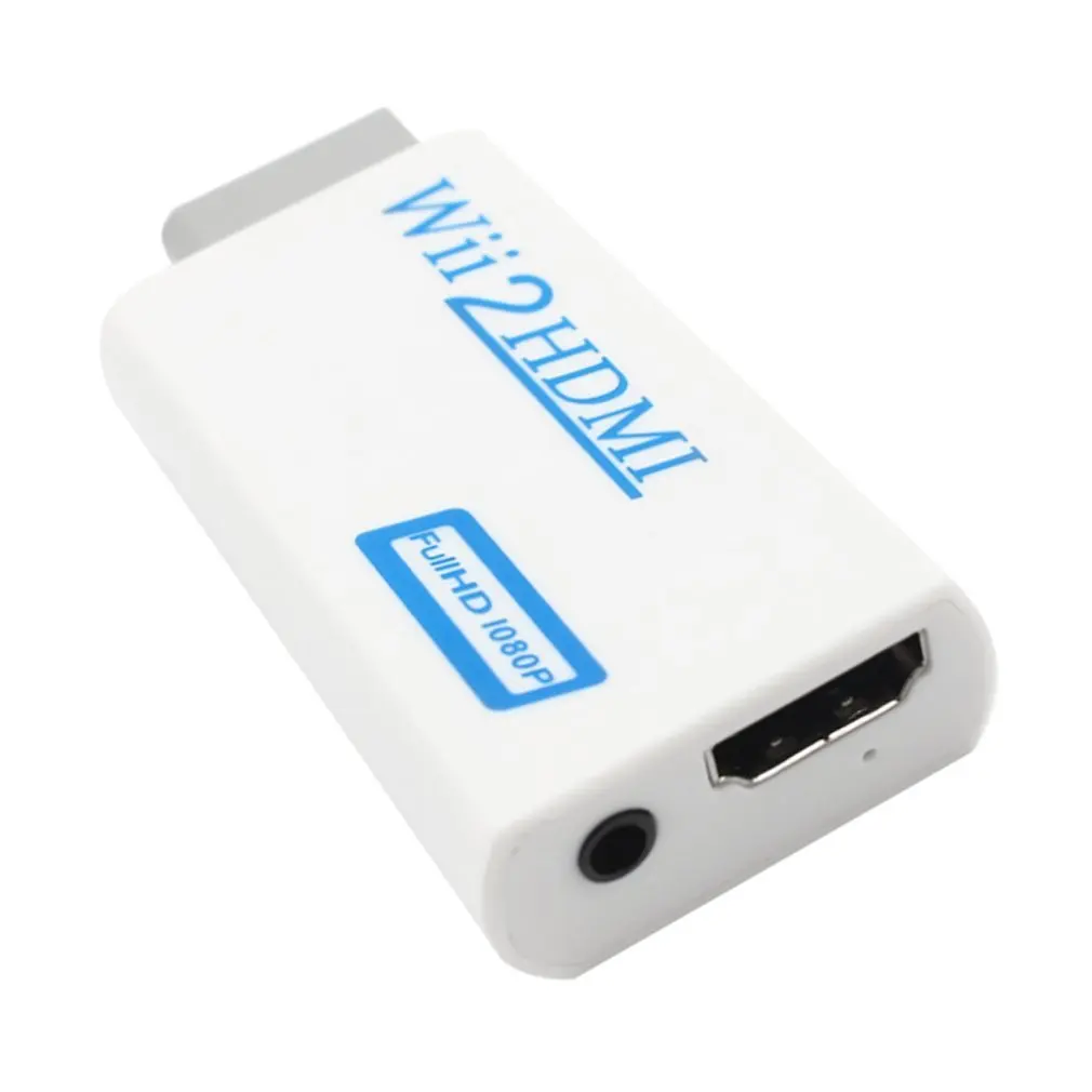 Для Nintendo Wii без хлопот Plug and Play для Mando to HDMI 1080p конвертер адаптер 2hdmi 3 5 мм аудио