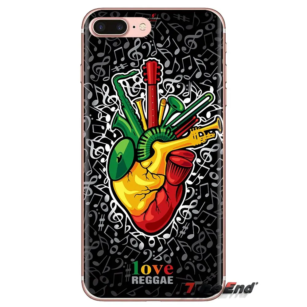 Reggae Красный Золотой Зеленый Ямайский мягкий прозрачный чехол для Xiaomi Redmi 4A S2 Note 3 3S