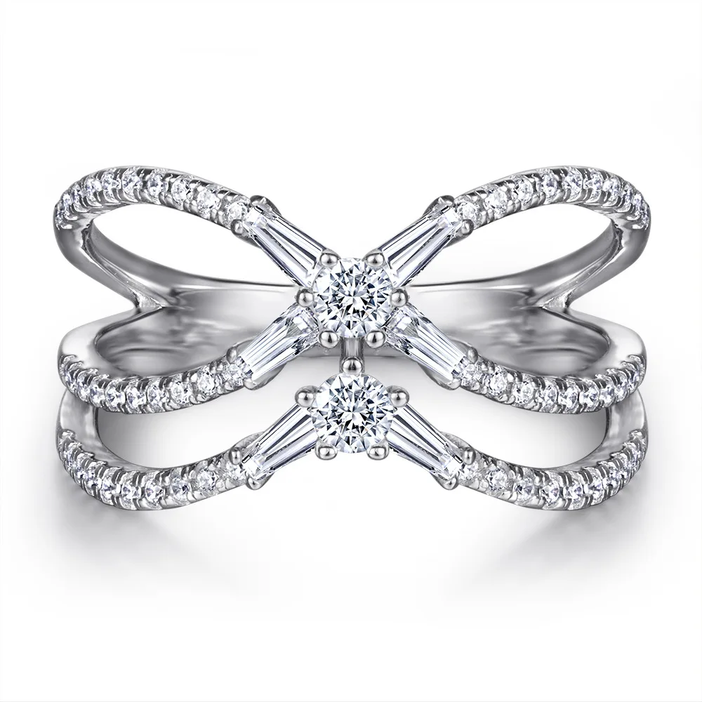

Роскошные женские кольцо 925 серебряное кольцо Роскошные Стразы и обручальные кольца, циркониевые свадебные кольца ювелирные изделия Аксес...
