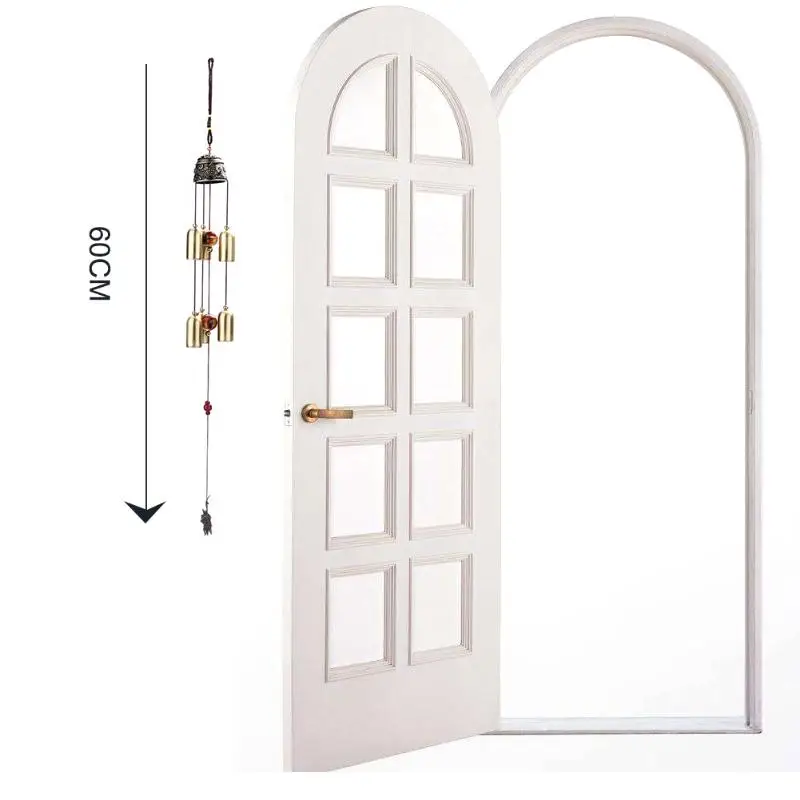 Медные колокольчики в национальном стиле 6 колокольчиков ветряные медные