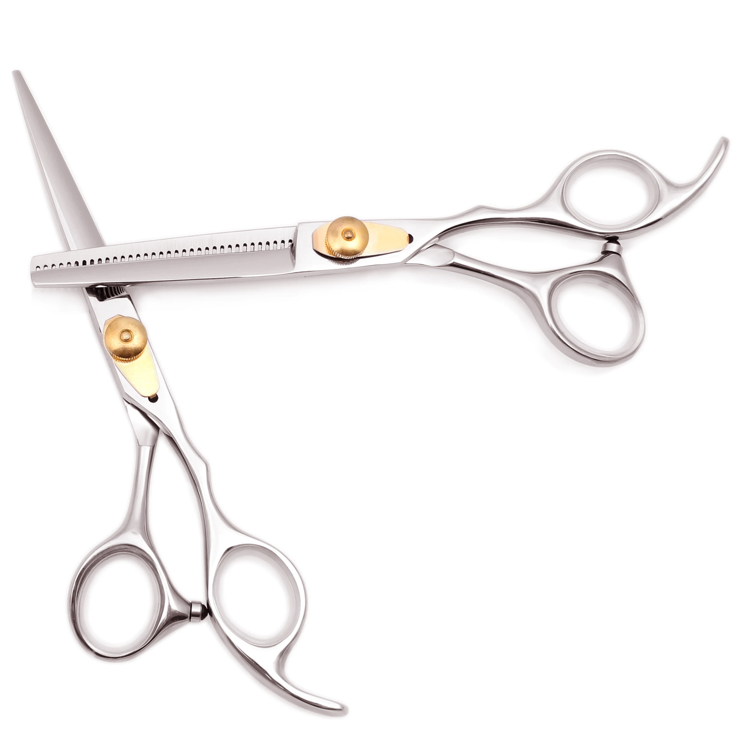 6 &quotНержавеющая гравировка логотипа Парикмахерская филировочные ножницы для