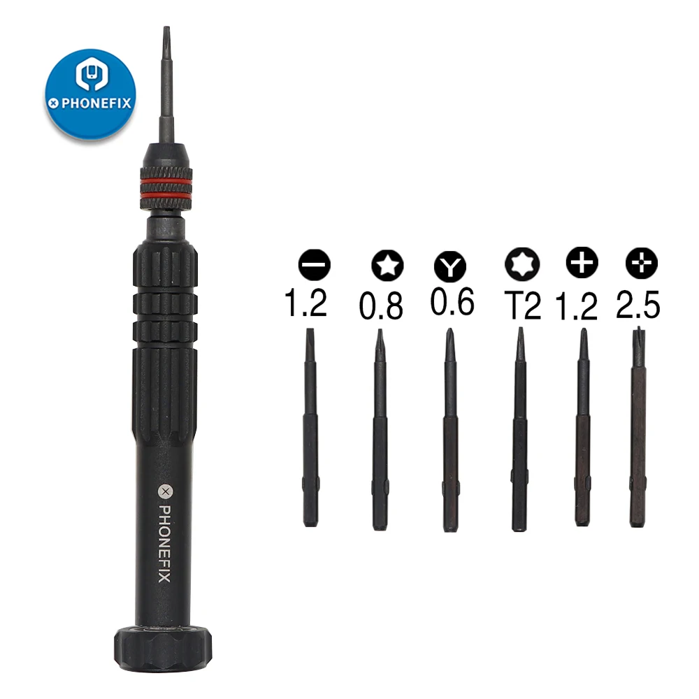 Набор отверток 6 в 1 Y0.6 Pentalobe Torx комплект насадок для ремонта экрана телефона