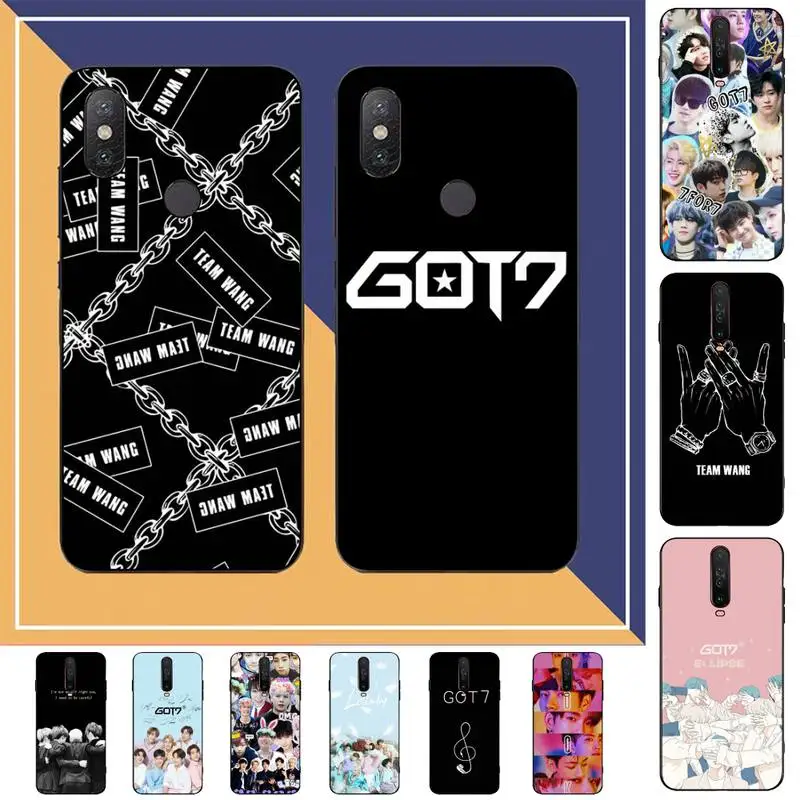 

FHNBLJ Kpop HIP-HOP GOT7 Phone Case for Redmi Note 8 7 9 4 6 pro max T X 5A 3 10 lite pro