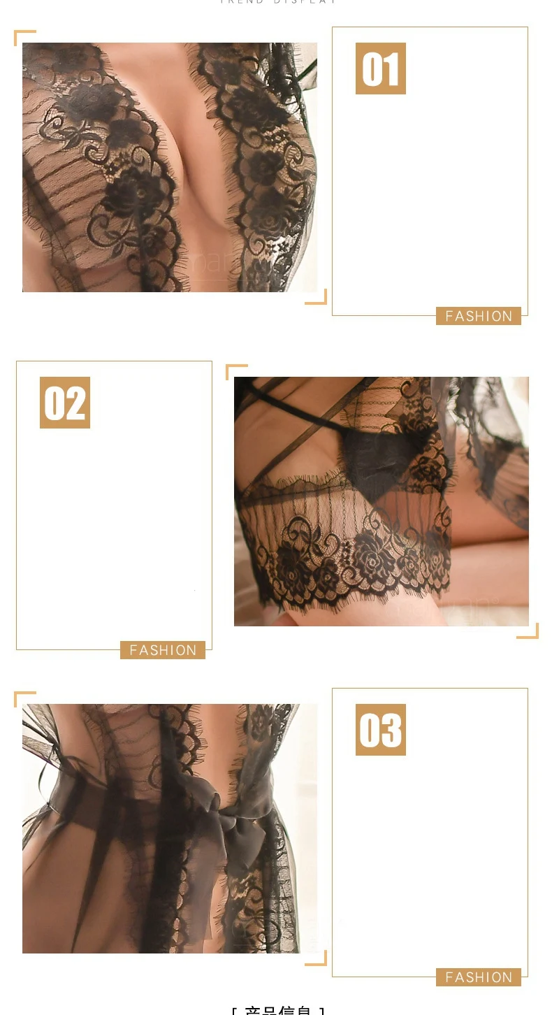 Кружевные халаты для подружки невесты халат Прозрачное нижнее белье порно