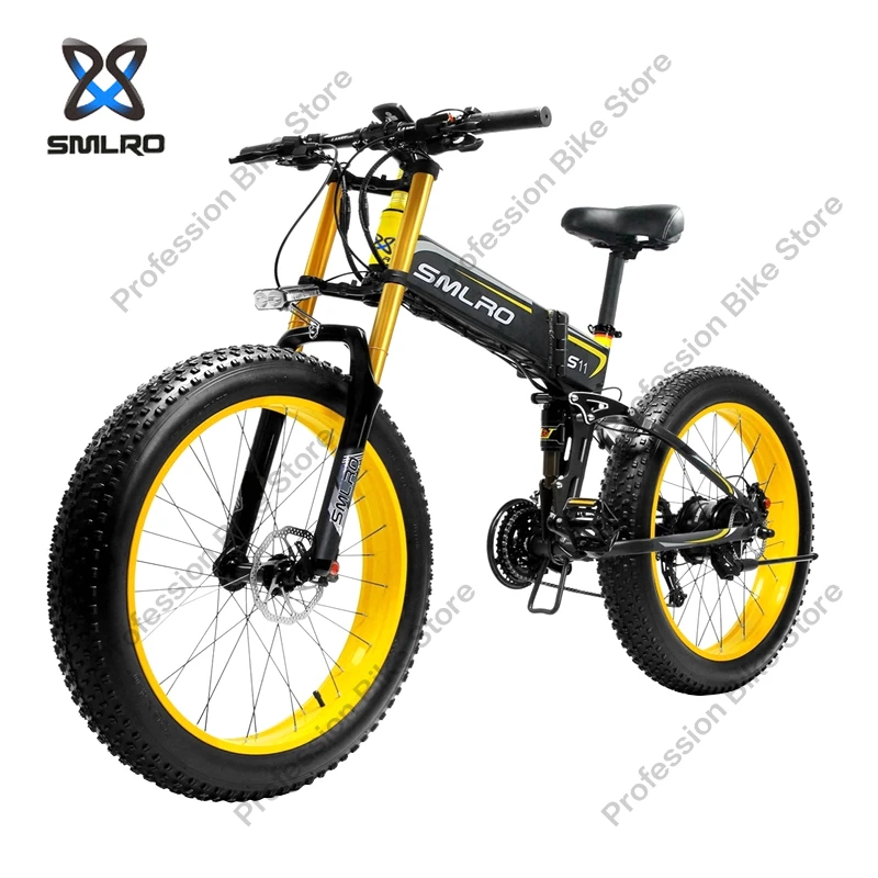 SMLRO S11 S11F PLUS электрических велосипедов 1000W 48V 26 дюймов велосипеда фара для