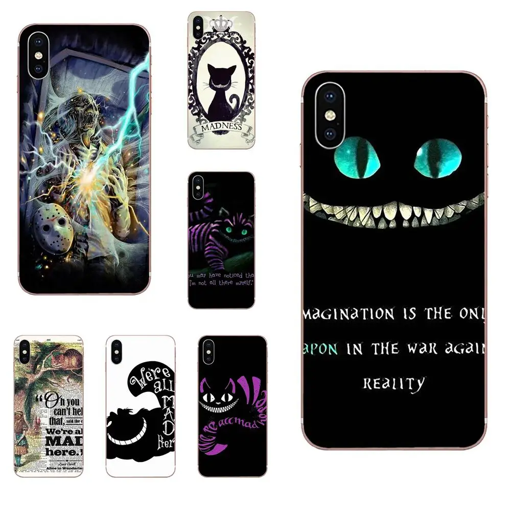 Мы All Mad Here для htc Desire 530 626 628 630 816 820 830 один A9 M7 M8 M9 M10 E9 U11 U12 Life Plus TPU Чехлы