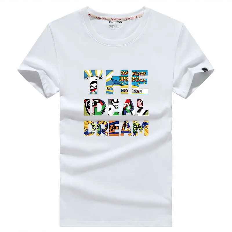 

Мужские топы, футболки 2022, летняя повседневная брендовая мужская футболка с коротким рукавом, Модная хлопковая футболка унисекс с надписью ...