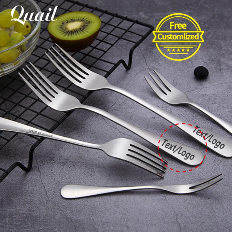 

Вилка Для перепелов разных размеров, вилка из нержавеющей стали для фруктов, десертов, тортов, вилка для ужина, вилка для западного стейка, с...