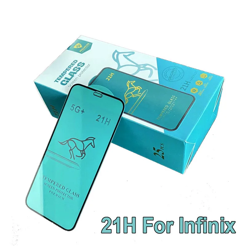 Закаленное стекло для Infinix X624/X650/Hot 8 lite/Hot 9/Note 7 10/Zero 8/Smart 100 Plus 21H с полным покрытием