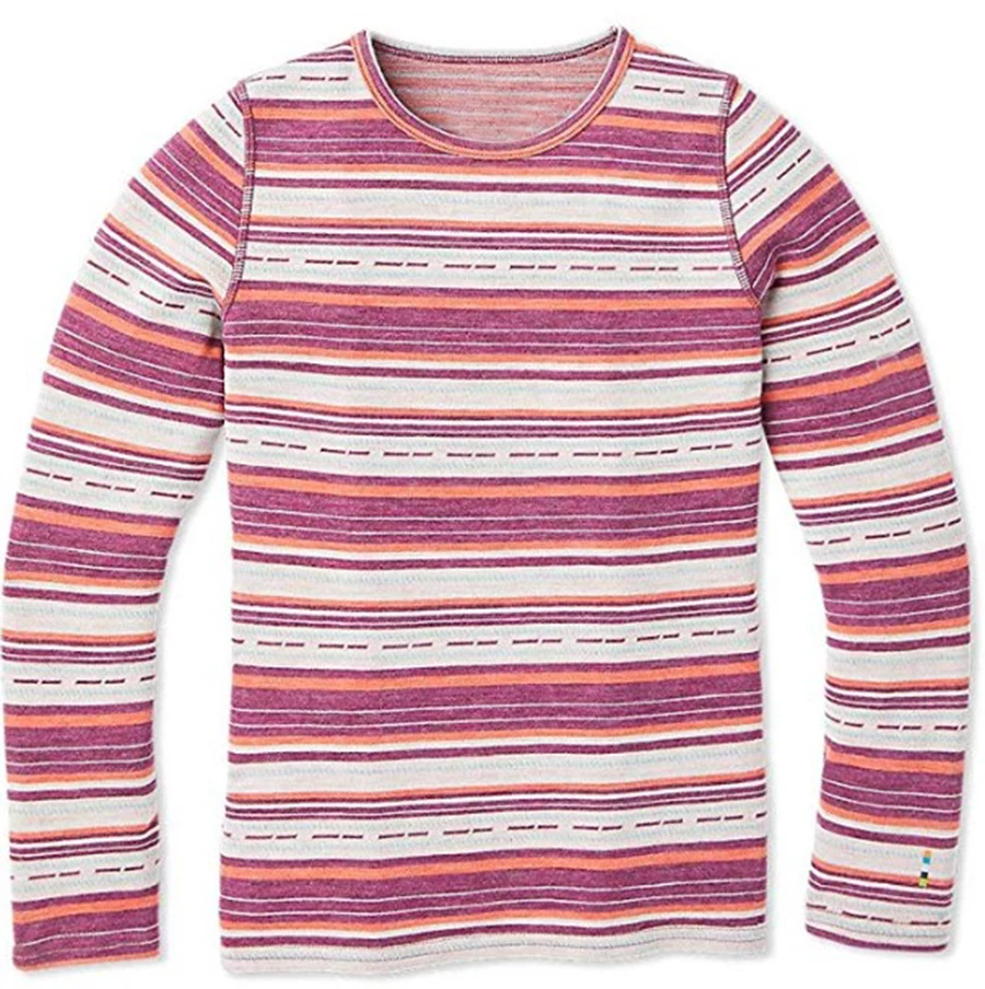 100% мериносовая шерсть детское термобелье Топ рубашка детская теплая Пижама с