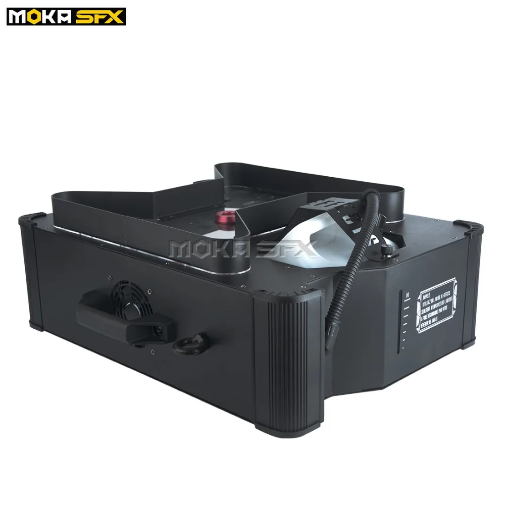 MOKA SFX супер струйная противотуманная Машина DMX 512 с пультом дистанционного управления мощный вертикальный дымоход светодиодный RGB цветной эффект вечерние украшения