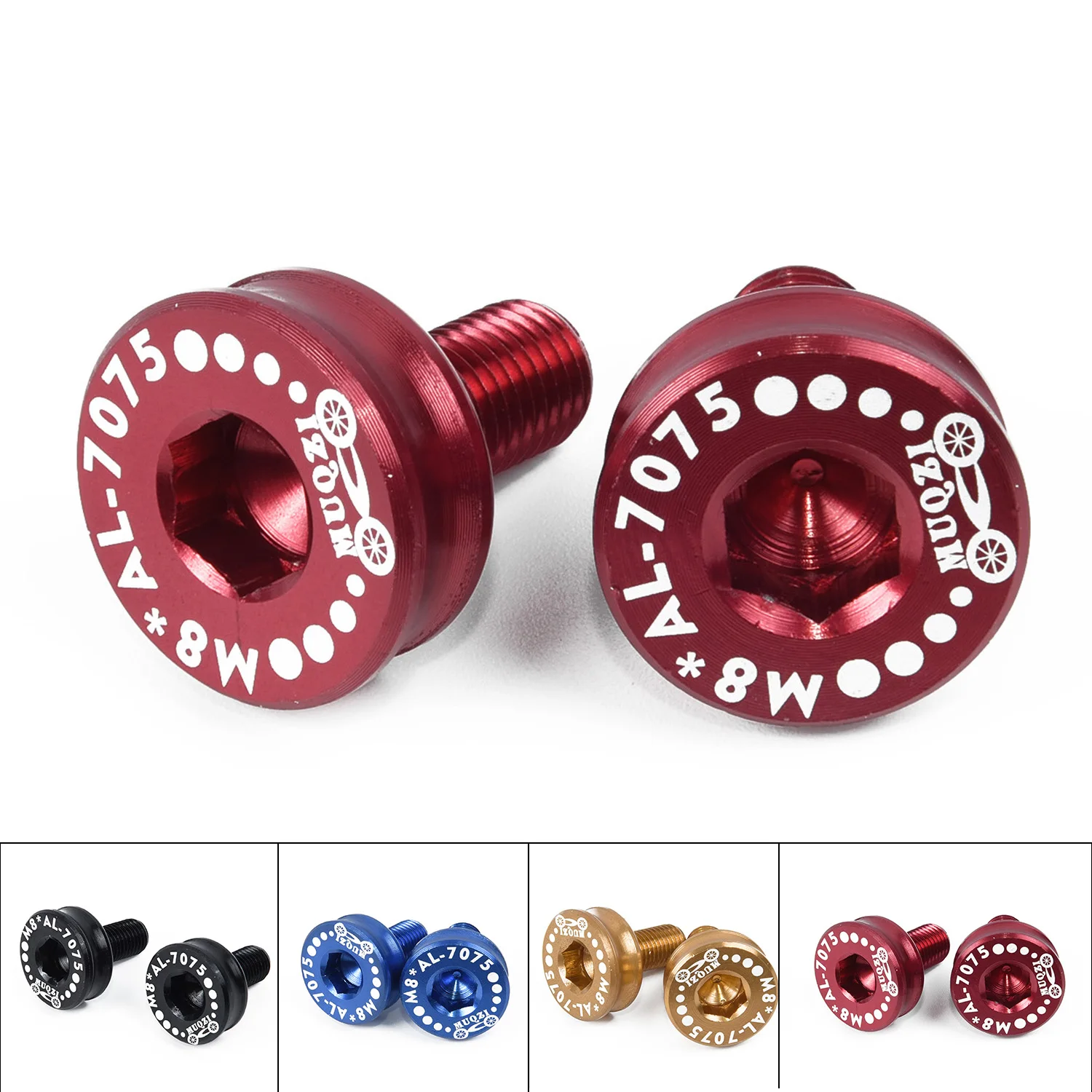

2Pcs bicycle bottom bracket square hole crank screw mountain bike M8 crank arm screw mountain bike handle vertical screw fitting