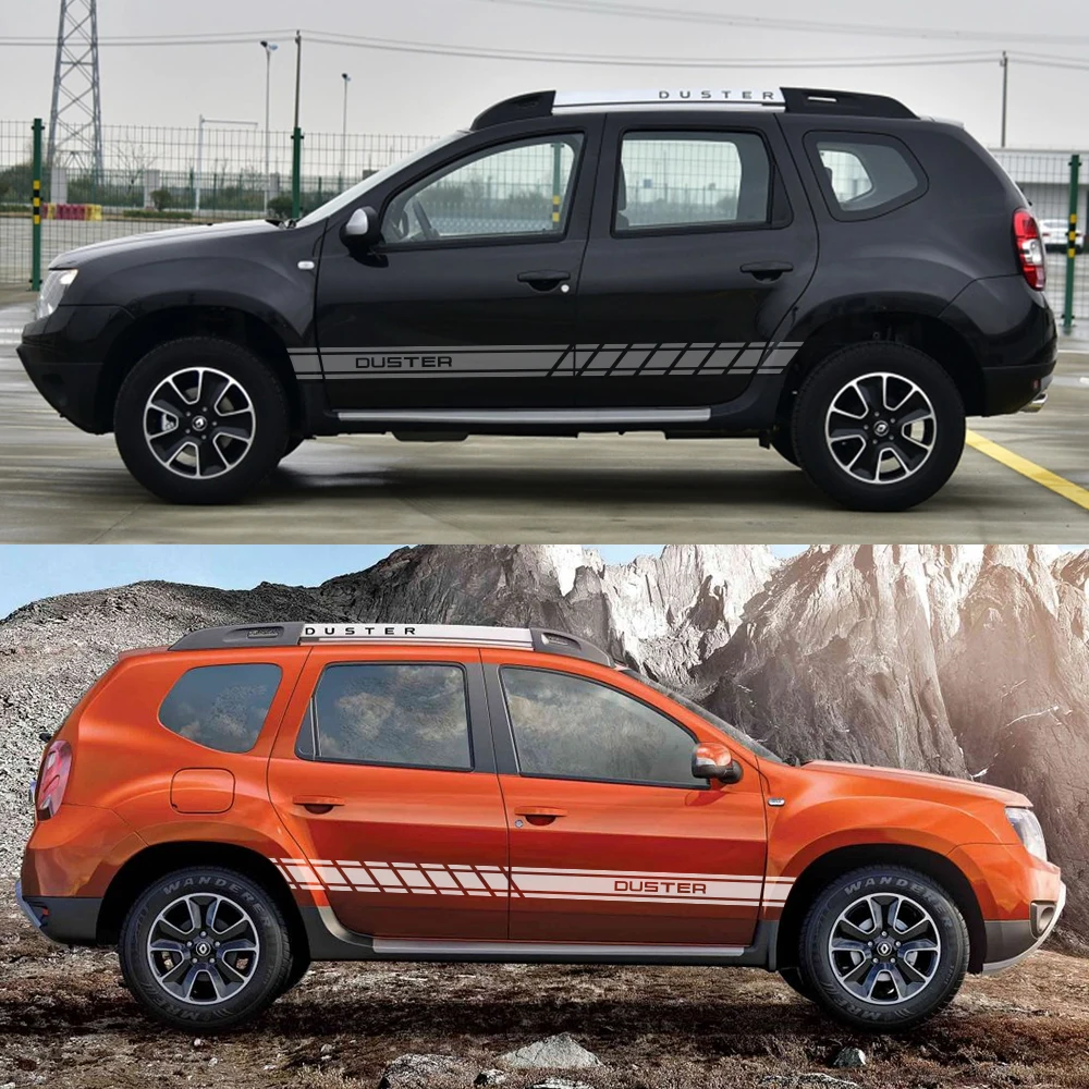 2 шт. наклейки на дверь автомобиля Renault Megane Scenic Dacia Duster Sandero Logan Clio Laguna Captur Fluence Koleos Zoe