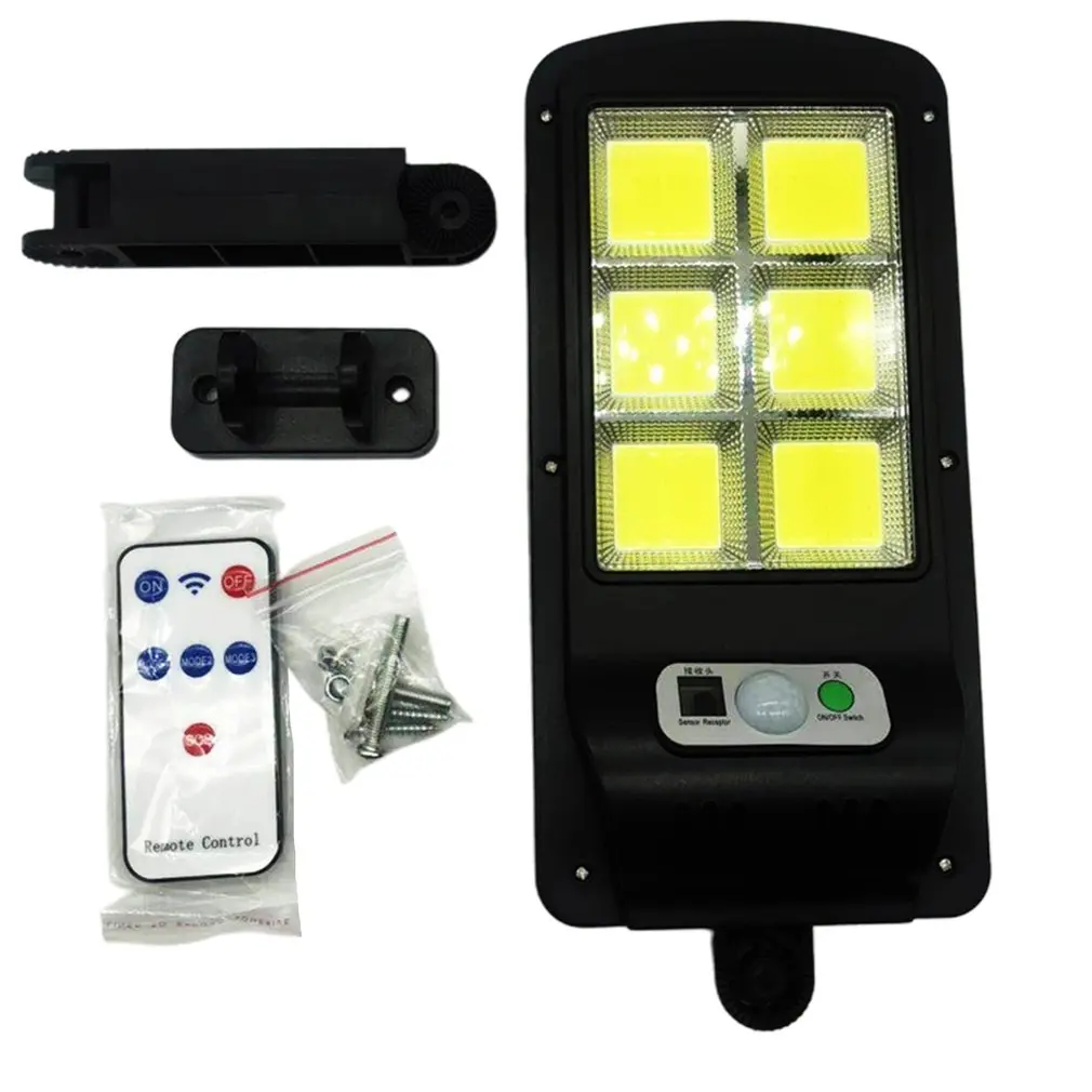 

Светодиодный настенный светильник на солнечной батарее, Индукционная водонепроницаемая лампа с датчиком движения, с дистанционным управл...