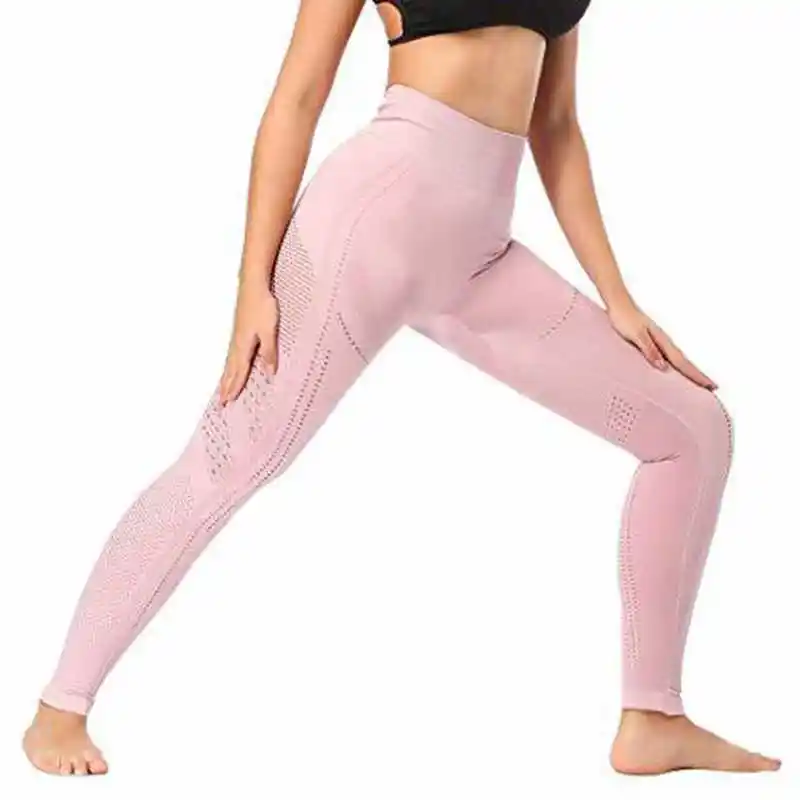 Women Energy Seamless Leggings High Waisted Yoga Tummy Control Gym Legging Sports Pants Fitness Workout | Спорт и развлечения