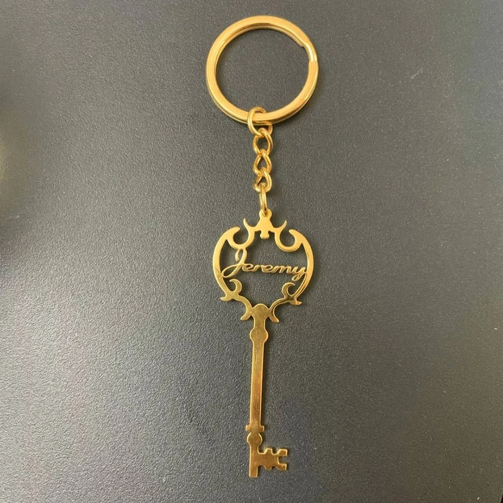FYW персонализированные именной брелок для ключей любовника пользовательское имя