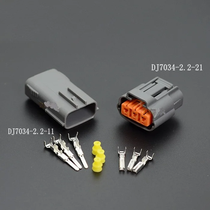 Бесплатная доставка 200 комплектов DJ7034 2.2 11/21 3Pin автомобильные электрические