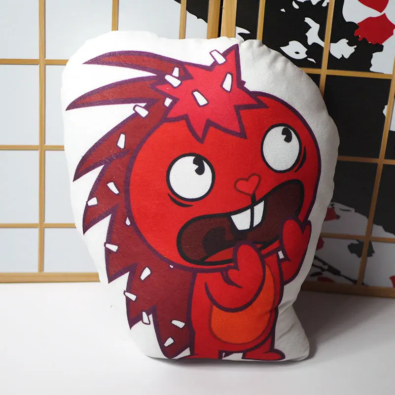 Счастливые лесные друзья плюшевые игрушки HTF ореховый Flippy с нарисованными Giggles