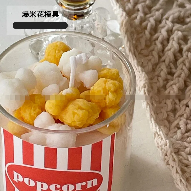Силиконовая форма для свечей попкорн креативный дизайн Ароматизированная чашка