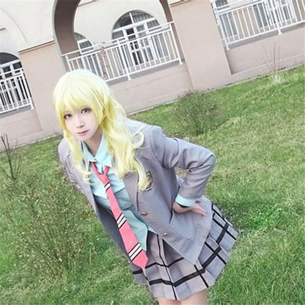 Ваша лежа в апреля миязоно Каори АРиМА кусеи японский костюм для косплея аниме