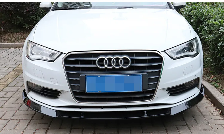 Задний спойлер для Audi A3 2016-2018 задний ABS диффузор переднего бампера | Автомобили и