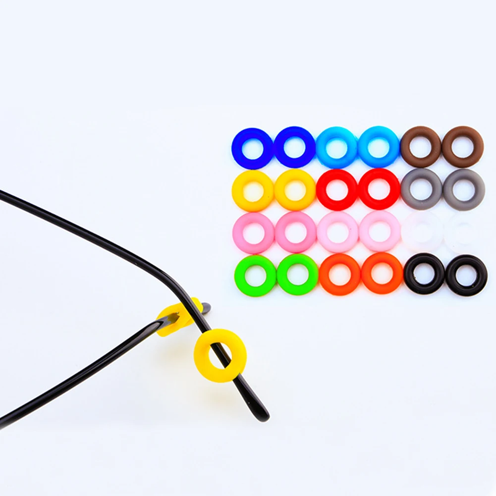 1 пара Противоскользящих ушных крючков аксессуары для очков круглые силиконовые