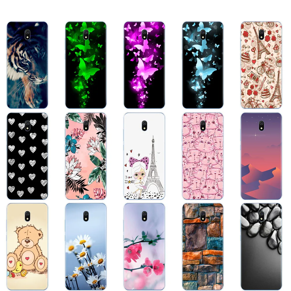 case for xiaomi redmi 8a coque silicon soft tpu back cover on bumper hongmi phone copas full 360 Protective | Мобильные телефоны и