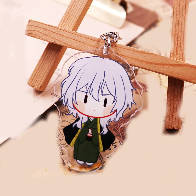 1 шт. аниме Nakahara Chuuya мультфильм Bungou бродячие собаки акриловый брелок Подвеска
