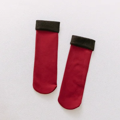 

Warm Women Men Socks Thicken Thermal Wool Cashmere Snow Winter Socks Unisex Winter Seamless Velvet Boots Floor Sleeping Socks