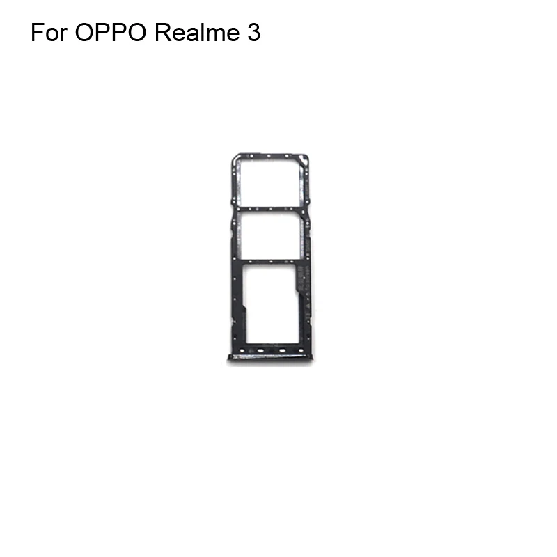 

2PCs For OPPO Realme 3 Tested Good Sim Card Holder Tray Card Slot For OPPO Realme3 Sim Card Holder