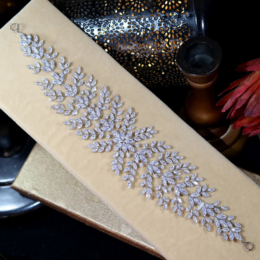 Himstory роскошный свадебный венец женские аксессуары для волос высокое качество