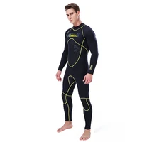 one piece long sleeved trousers mens 3mm warm and super elastic wear resistant wet suit cold proof sunscreen wetsuit