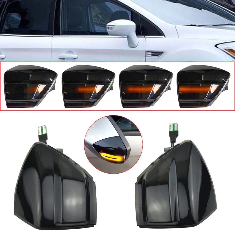 

For Ford S-Max 2007-2014 Kuga C394 08-2012 C-MAX Car Accessories LED Dynamic Turn Signal Side Wing Mirror Indicator Light Lamp