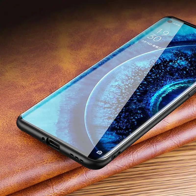 Чехол-накладка для Oppo Find X2 Neo Pro кожаный противоударный | Мобильные телефоны и