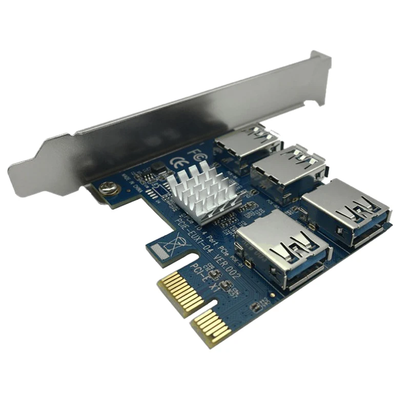 Горячая Pcie Pci-E Pci Express Riser Card 1X к 16X 1 4 Usb 3 0 разъем мультипликатор концентратор