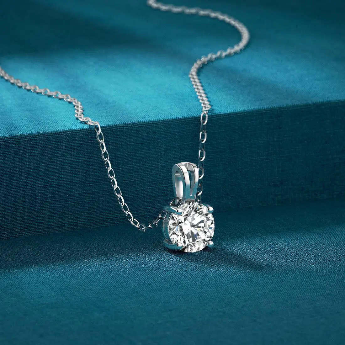 Ожерелье из серебра 925 пробы с подвеской в виде сердца и стрел|Ожерелья| |