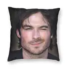 Вампира Дневники Йен Сомерхолдер Подушка Чехол для дома декоративная наволочка на подушку 40 х 40 мультипликационным мотивом для Гостиная