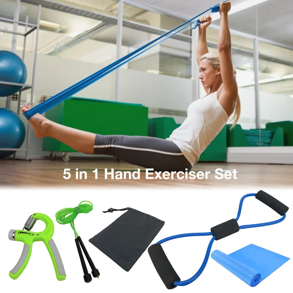 Тренажер для рук набор 5 в 1 устройство тренировки Регулируемая рукоятка мышечный
