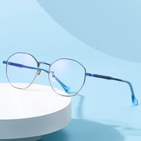 new fashion full rim alloy blue light blocking glasses optical prescription eyewear hot stylish fashion women and men spectacles