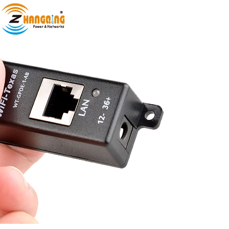 60 Вт Однопортовый гигабитный PoE инжектор с кабелем Y для большой мощности
