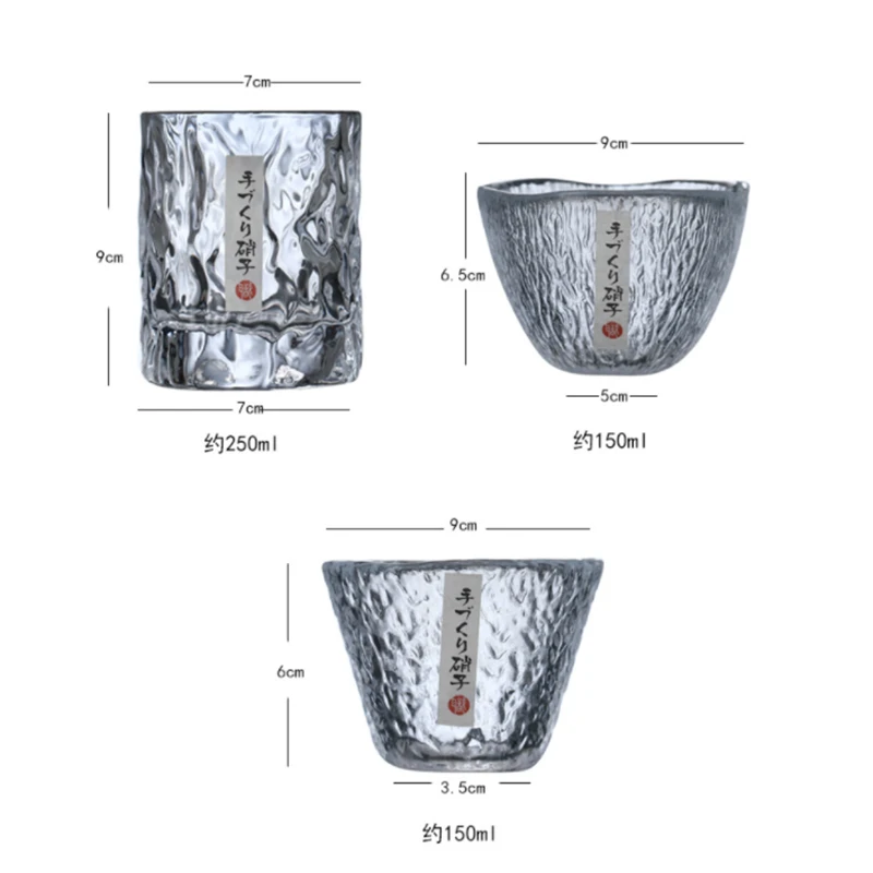 Ручная работа японский молотковый зарубежный бокал для вина виски домашний